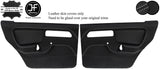 GREY STITCH 2X REAR DOOR CARD LEATHER COVERS FOR FORD SIERRA RS COSWORTH JF1