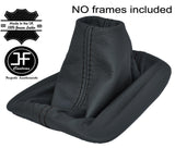 BLACK STITCH GREY LEATHER MANUAL GEAR  GAITER FITS VW VOLKSWAGEN TOURAN 03-2009