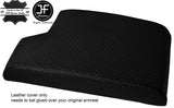 BLACK STITCH ARMREST COVER PERFORATED LEATHER FOR BMW 3 SERIES E90 E91 E92 E93