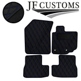 BLUE DIAMOND STITCH VINYL 4X TAILORED FLOOR CARPETS FOR SUZUKI SPLASH 08-14 JF1