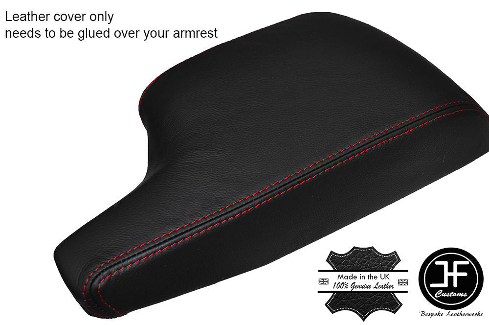 RED STITCHING  ARMREST LID LEATHER COVER FITS MAZDA CX5 CX-5  2015-2017