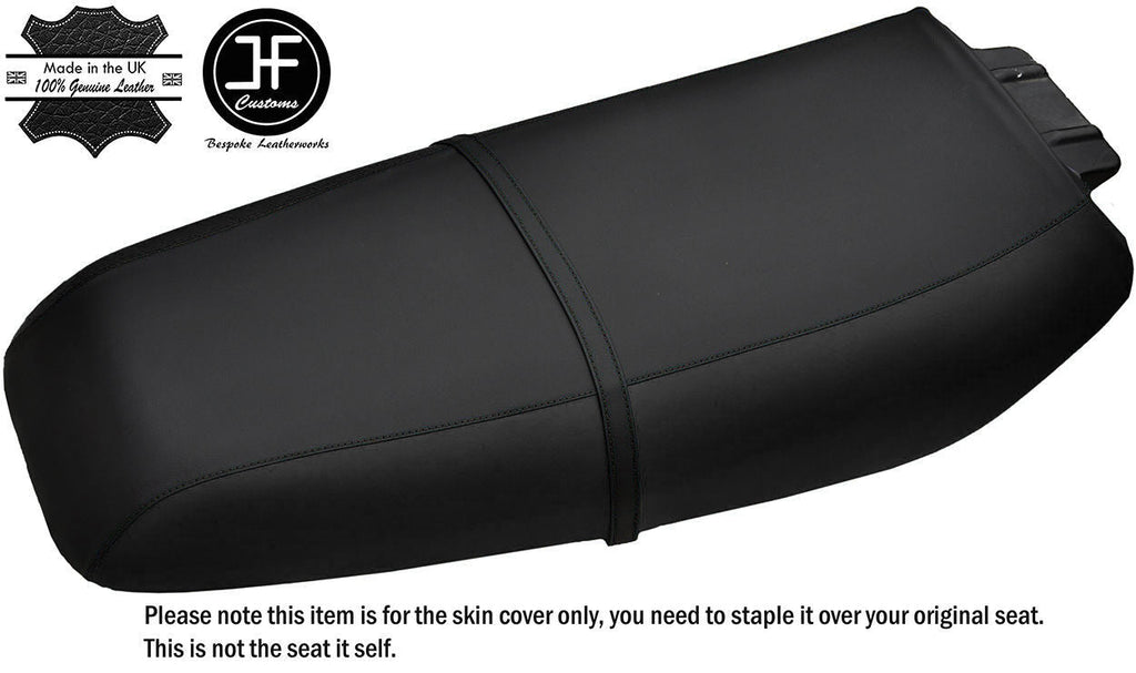 BLACK STITCH CUSTOM FITS KAWASAKI ZXi 1100 900 96-02 VINYL SEAT COVER + STRAP