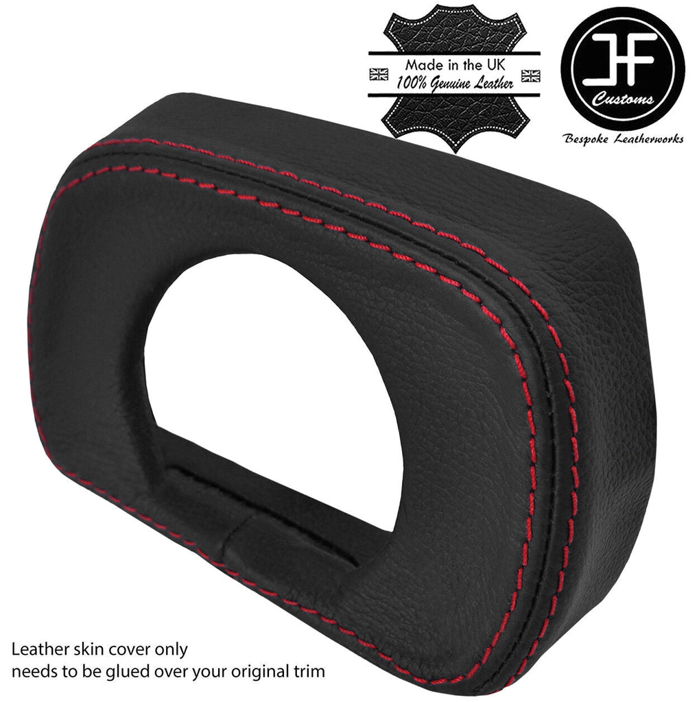 RED STITCH STEERING SHROUD COLUMN LEATHER COVER FITS PORSCHE 944 S2 1986-1991