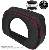 RED STITCH STEERING SHROUD COLUMN LEATHER COVER FITS PORSCHE 944 S2 1986-1991