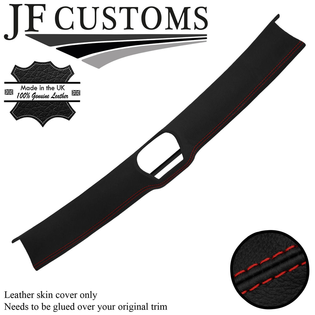 D RED STITCH LEATHER WINDSCREEN HEADER TRIM FITS PORSCHE BOXSTER 986 1996-2004