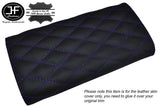 PURPLE DIAMOND STITCH ARMREST LID LEATHER COVER FITS MAZDA MX5 MK1 MIATA 89-97