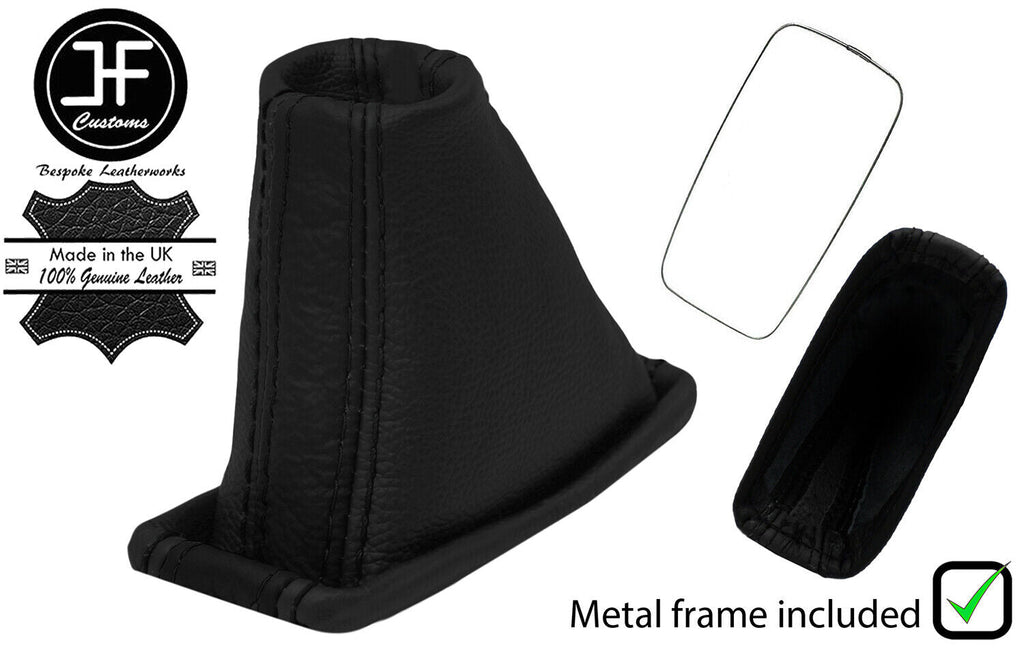BLACK BLACK STRIPE LEATHER AUTOMATIC GEAR +METAL FRAME FOR SUZUKI VITARA 15-20