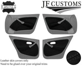 D GREY STITCH 4X FRONT REAR DOOR CARD TRIM COVER FOR ROVER 45 MG ZS 99-05