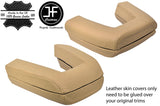 BEIGE REAL LEATHER ROLL OVER BAR COVERS FITS BMW Z4 E85 ROADSTER 2003-2009