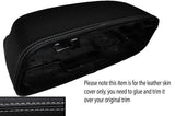 GREY STITCH SPEEDO DASH MOUNT TRIM LEATHER SKIN COVER FITS ROVER P5 P5B COUPE
