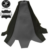 MID GREY BLACK LEATHER MANUAL GAITER FOR VW T5 TRANSPORTER MULTIVAN 2003-2010