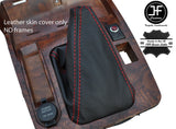 RED STITCH TOP GRAIN LEATHER MANUAL GEAR GAITER FITS HYUNDAI TERRACAN 01-09