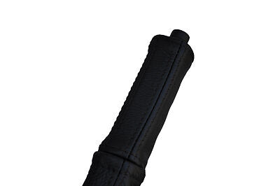 black stitch FITS LANCIA DELTA 79-94 LEATHER HANDBRAKE HANDLE COVER ONLY