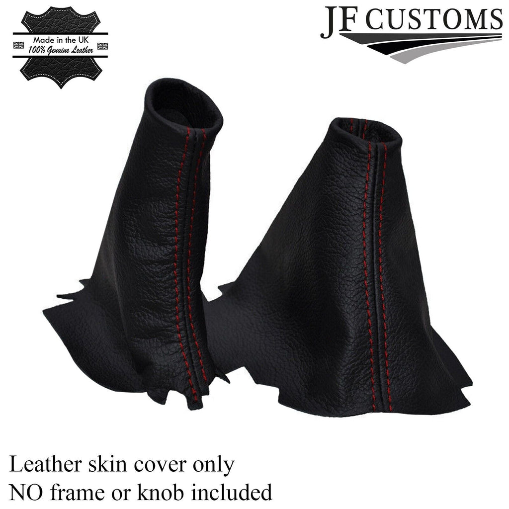 RED STITCH HI LOW & HANDBRAKE GAITER FITS LAND ROVER DISCOVERY MK1 MK2 95-04