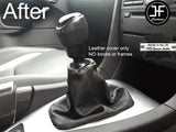 BLACK TOP GRAIN GENUINE LEATHER GEAR GAITER FITS SAAB 93 9-3 2003-2012