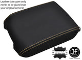 BEIGE STITCH FOR LAND ROVER RANGE VOGUE L322 02-09 GENUINE LEATHER ARMREST COVER