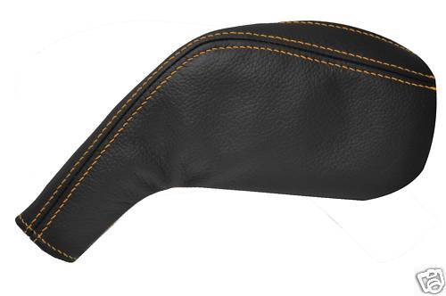 FITS MAZDA MX5 MK1 MK2 HANDBRAKE GAITER LEATHER ORANGE ST CUSTOM NEW MADE IN UK