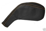 FITS MAZDA MX5 MK1 MK2 HANDBRAKE GAITER LEATHER ORANGE ST CUSTOM NEW MADE IN UK