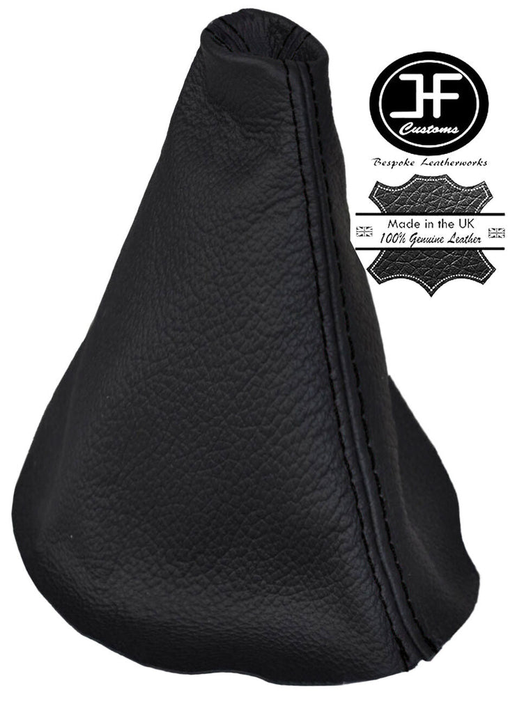 BLACK STITCH MANUAL REAL LEATHER GEAR STICK GAITER FITS FORD C MAX 2007-2010