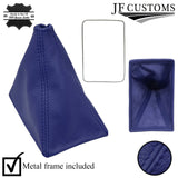 FITS TOYOTA MR2 MK1 AW11 85-89 N BLUE LEATHER GEAR GAITER CUSTOM NEW