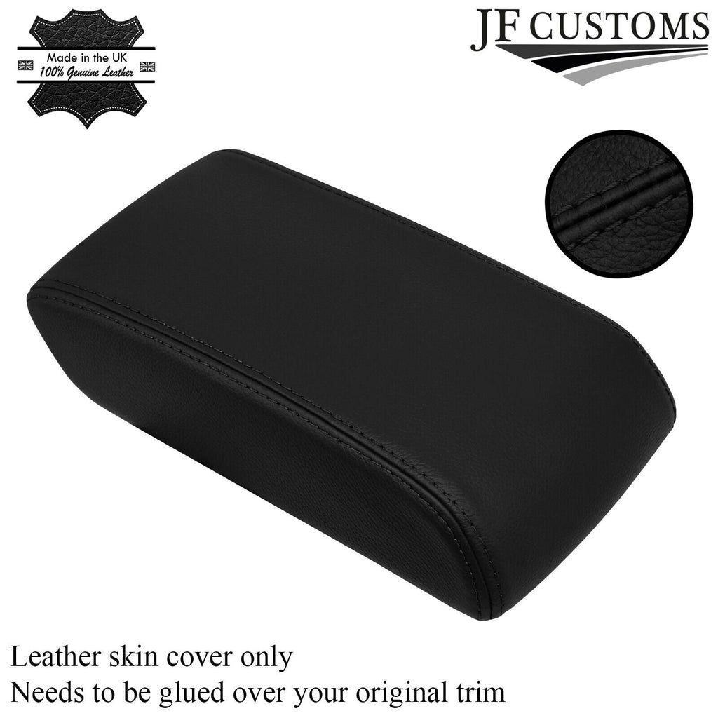 FITS FORD ECOSPORT ST LINE 18-21 BLACK STITCH LEATHER ARMREST LID COVER