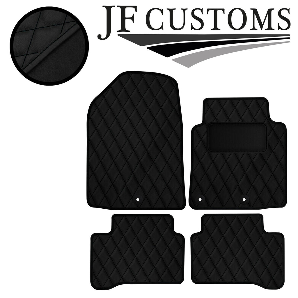 BLACK DIAMOND VINYL 4X TAILORED FLOOR CARPET FOR HYUNDAI IONIQ HYBRID 16-21 JF1