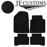 BLACK DIAMOND VINYL 4X TAILORED FLOOR CARPET FOR HYUNDAI IONIQ HYBRID 16-21 JF1