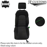 GREEN STITCHING 2X FRONT HEADREST LEATHER COVERS FITS AUDI A3 8P 2004-2012