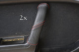 FITS MAZDA RX7 FC3S 2X DOOR HANDLE COVERS red stitch CUSTOM NEW MADE IN UK