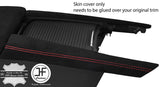 RED STITCHING 2X CENTER CONSOLE SIDE TRIM SUEDE COVERS FITS MAZDA 6 2015-2018