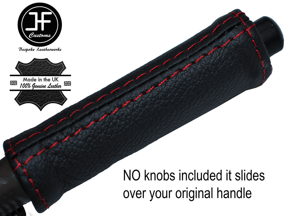 RED STITCH HANDBRAKE HANDLE LEATHER COVER FITS ALFA ROMEO ALFETTA GT COUPE