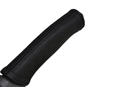 black stitch FITS KIA SEDONA 1998-2006 HANDBRAKE LEATHER HANDLE COVER ONLY