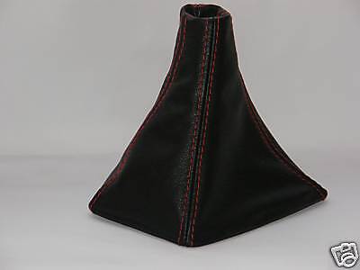FITS ROVER 200 RED STITCH LEATHER GEAR GAITER LEATHER NEW CUSTOM NEW MADE IN UK