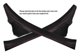 RED STITCHING 2X REAR DOOR KICK TRIM SKIN COVERS FITS LEXUS IS200 98-05