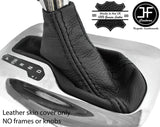 BLACK STITCH LEATHER AUTOMATIC GEAR GAITER FOR VAUXHALL ASTRA MK6 J 2009-2015