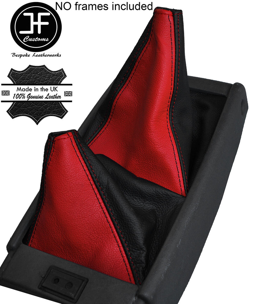 BLACK & RED LEATHER GEAR SHIFT BOOT FITS  TOYOTA HILUX SURF 4 RUNNER  90-95