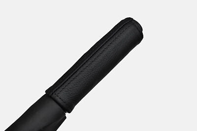 black stitch FITS TOYOTA YARIS 99-05 HANDBRAKE HANDLE LEATHER COVER ONLY
