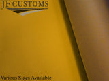 YELLOW AUTOMOTIVE GRADE VINYL 100cm x 75cm QUALITY CRAFTS PREMIUM FABRIC