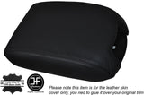 BLACK STITCHING LEATHER SKIN ARMREST LID COVER FITS FORD TAURUS 2010-2014