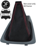 RED STITCH REAL SUEDE GEAR GAITER FITS FORD SIERRA RS COSWORTH 4X4 1987-1993