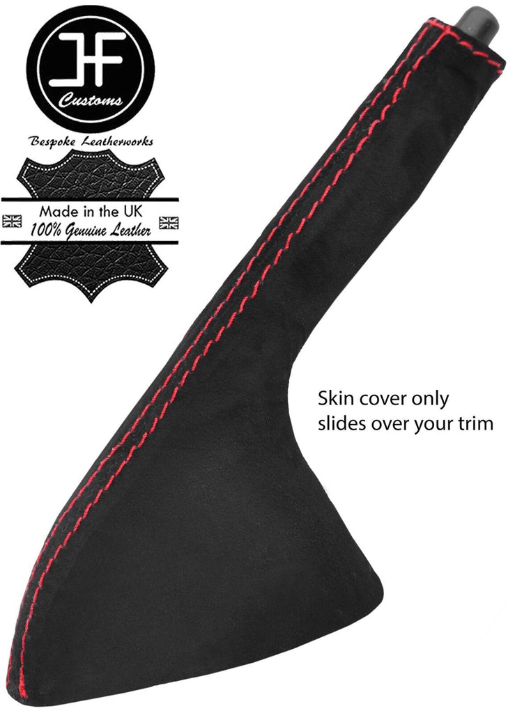 RED STITCHING REAL SUEDE HANDBRAKE GAITER FITS S15 200SX SILVIA 1999-2003