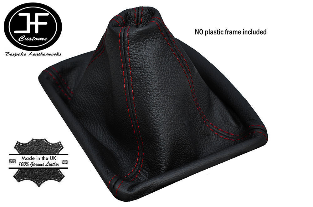 RED STITCH FOR MERCEDES W639 VITO VIANO 2004-2009 LEATHER GEAR STICK GAITER