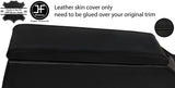 BLACK STITCHING REAL LEATHER ARMREST COVER FITS DATSUN 280ZX S130 1978-1983