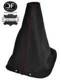 RED STITCHING MANUAL LEATHER GEAR STICK GAITER FITS DAIHATSU COPEN 2002-2011