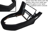 BLACK STITCH FITS TRIUMPH STAG MK1 MK2 CENTER CONSOLE LEATHER SKIN COVER ONLY