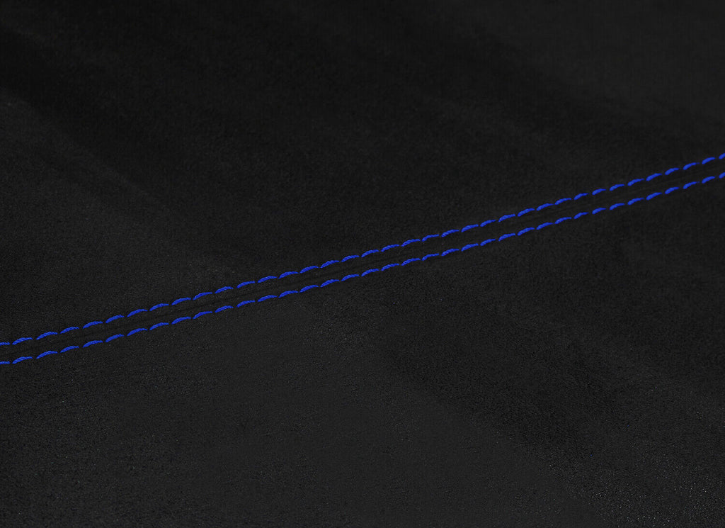 BLUE STITCH SUEDE ROOF HEADLINER COVER FOR VW GOLF MK5 V 2003-2009 3 door