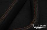 BROWN STITCH 3X FRONT DASH TRIMS LEATHER COVERS FITS JAGUAR SERIES 1 2 XJ6 XJ12