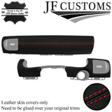 RED STITCH LEATHER DASHBOARD TRIM COVERS FOR PORSCHE CAYENNE 955 MK1 03-10