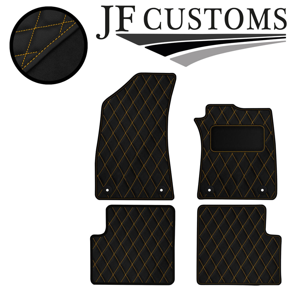 YELLOW DIAMOND VINYL 4X TAILORED FLOOR CARPET FOR MG ZS AUTOMATIC 17-21 JF1