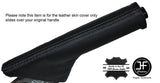 BLACK STITCHING LEATHER HANDBRAKE GAITER FITS MAZDA MX6 MX-6 1992-1997
